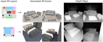 CC3D: Layout-Conditioned Generation of Compositional 3D Scenes